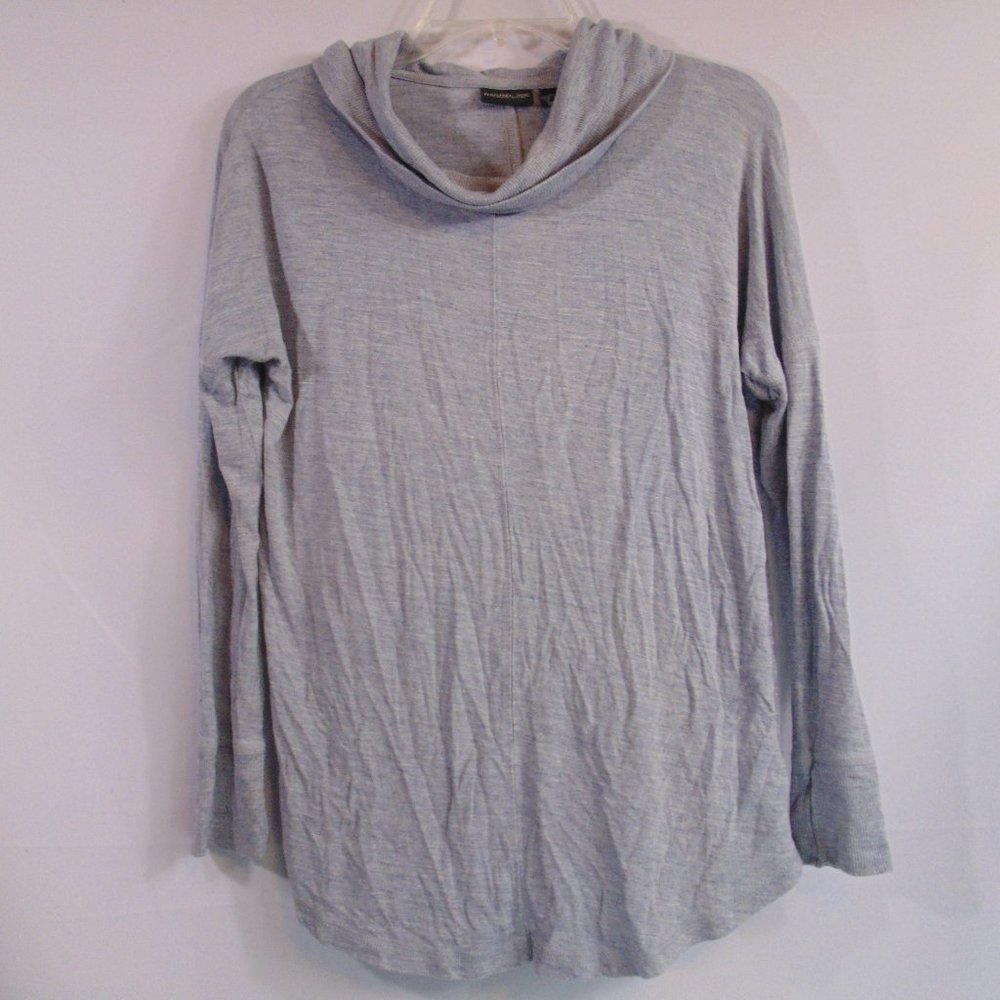 Rachel Zoe gray lightweight cowel neck top XS